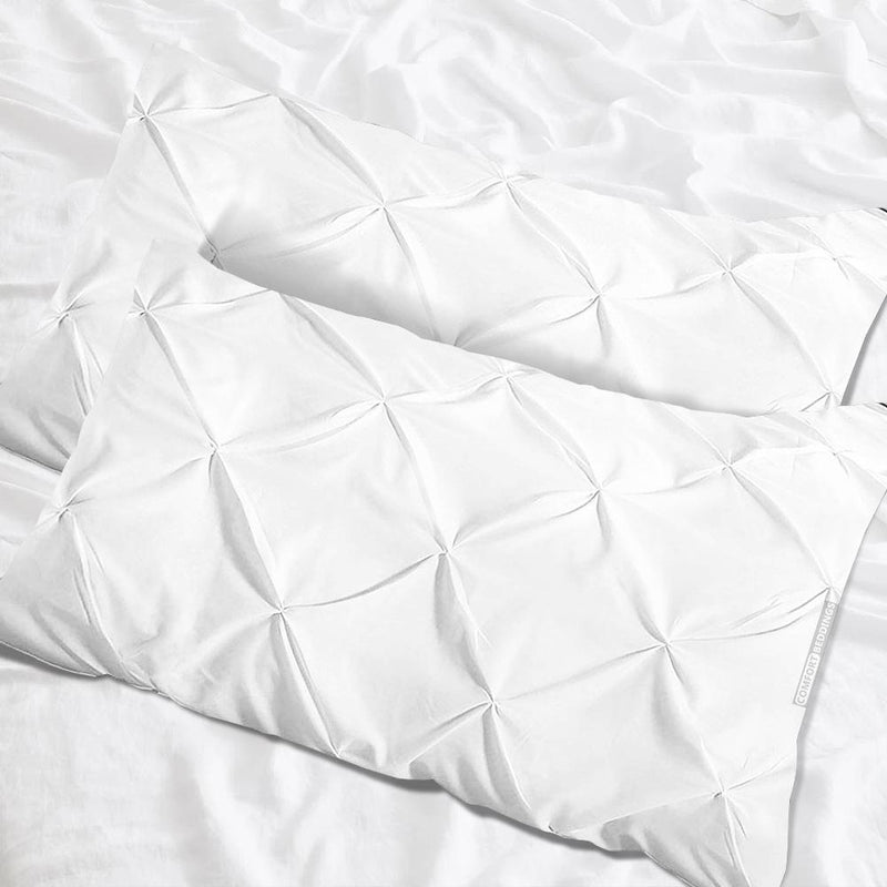 White Pinch Pillow Cases