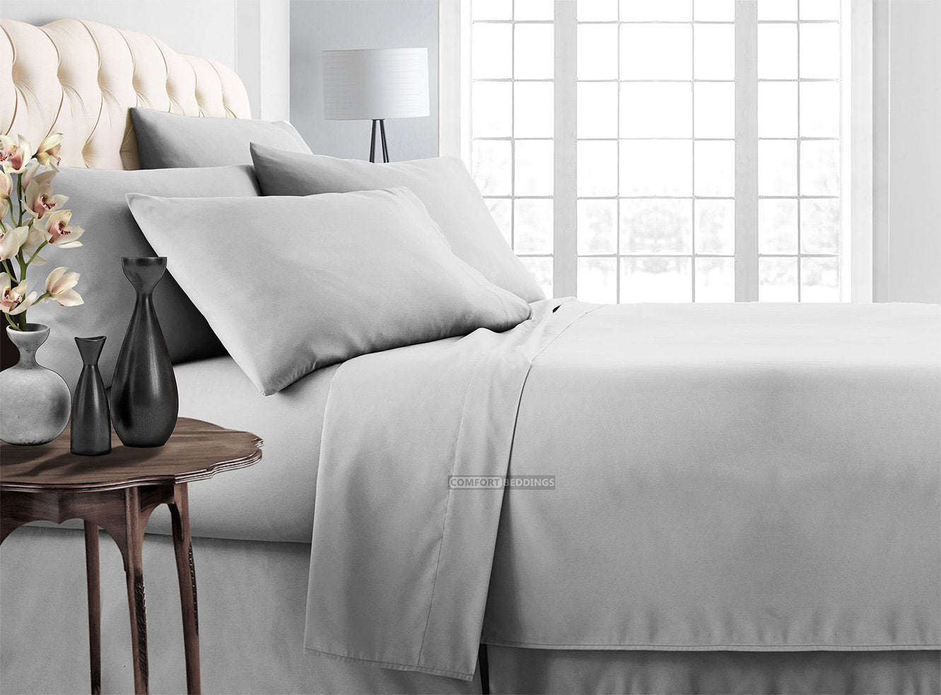 LUXURY LIGHT GREY BED IN A BAG
