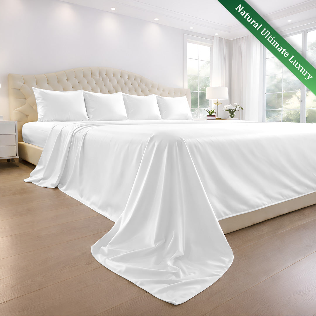 SGI bamboo Alberta King sheet set for a 96 by 96 inch bed