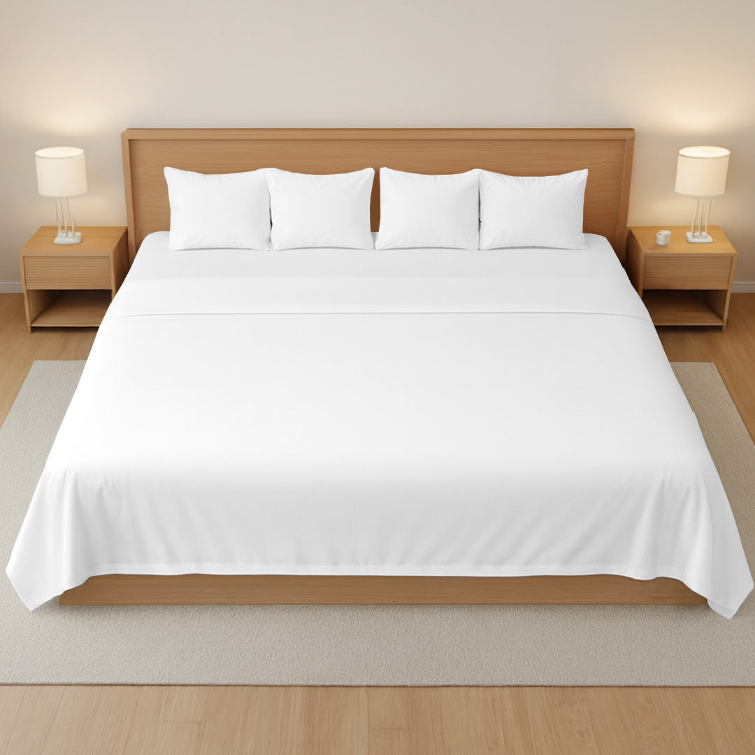 600 Thread Count Cotton Oversized Flat Sheet