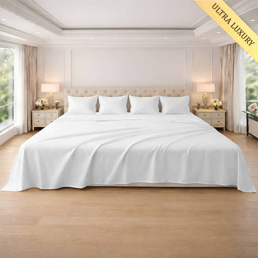 Alaskan King 1000 thread count Egyptian cotton oversized sheet set
