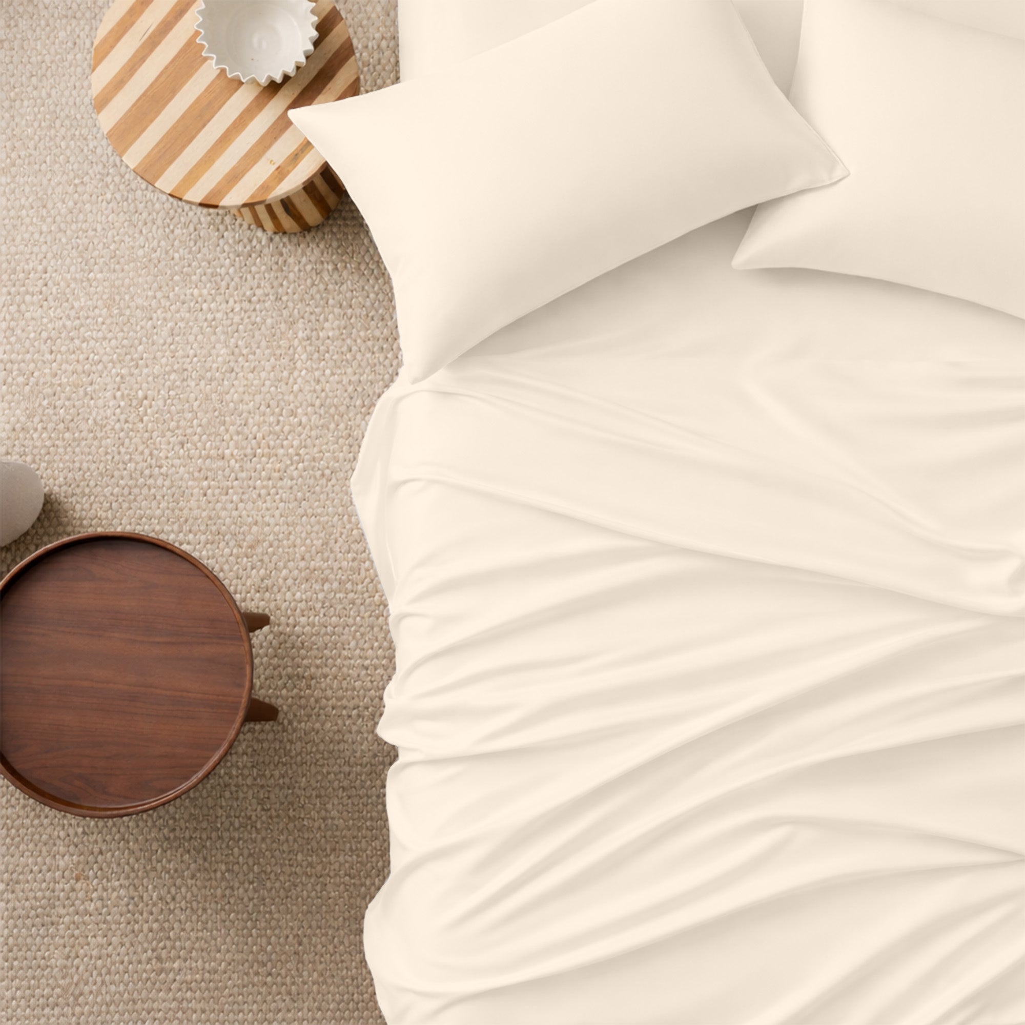 Fresh clean cotton pillowcases