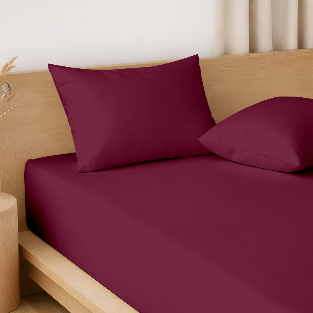 Smooth fitted sheet on a custom mattress with wrinkle-free finish