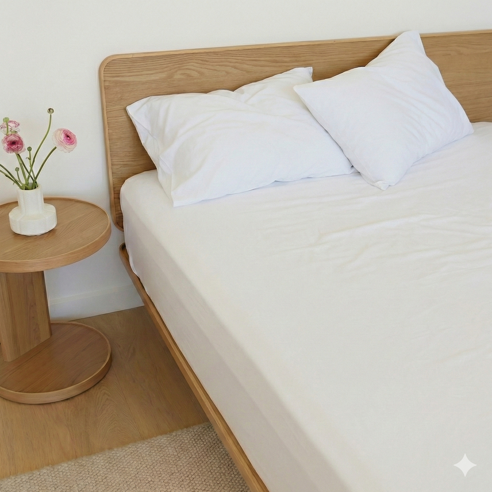 Custom size fitted sheet for snug fit to your mattress
