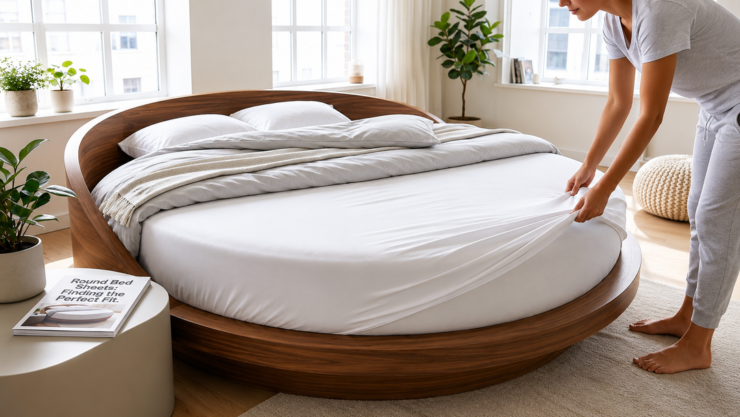 Round bed sheets