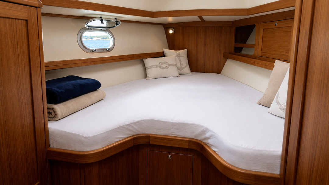 V-Berth Fitted Sheet: How to Fit a Boat Bunk Bed