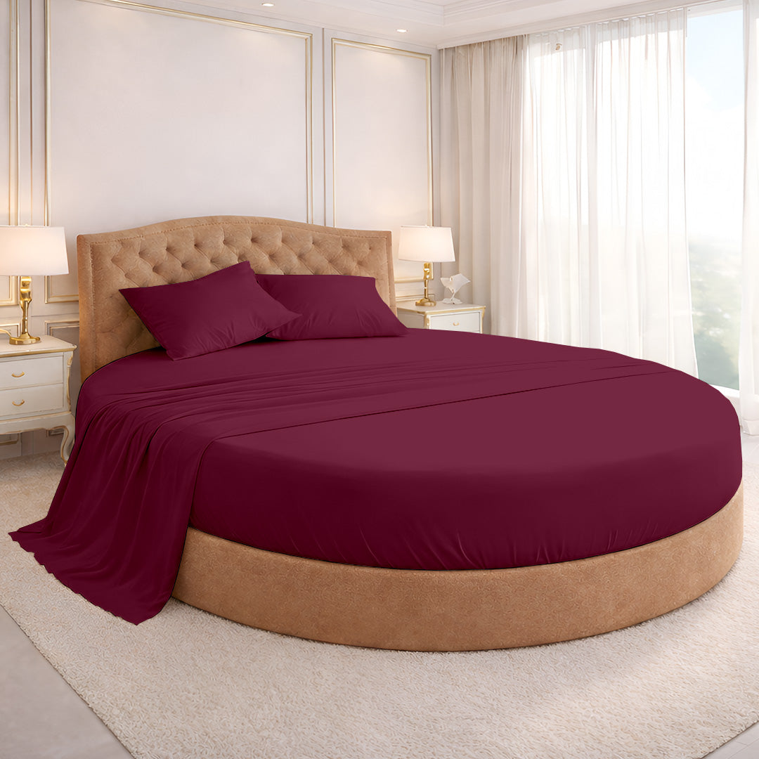 1000 Thread Count Cotton Round Sheet set