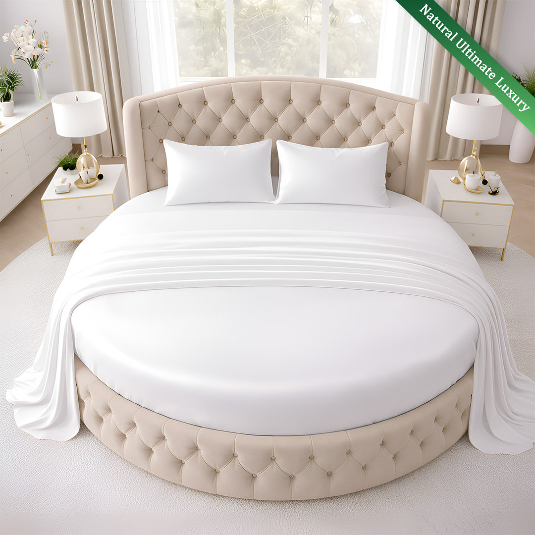 Serenity Bamboo Collection Round sheet set