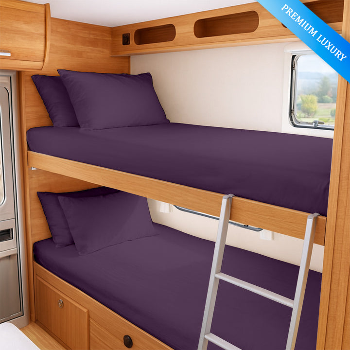 600 TC RV fitted sheet for RV queen and RV king beds