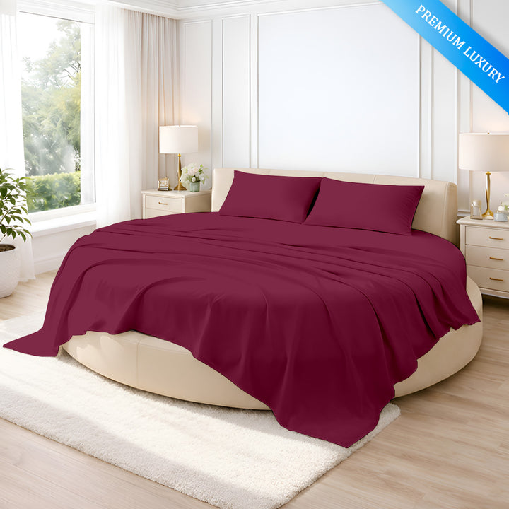 Signature Sateen Collection Round Sheet set