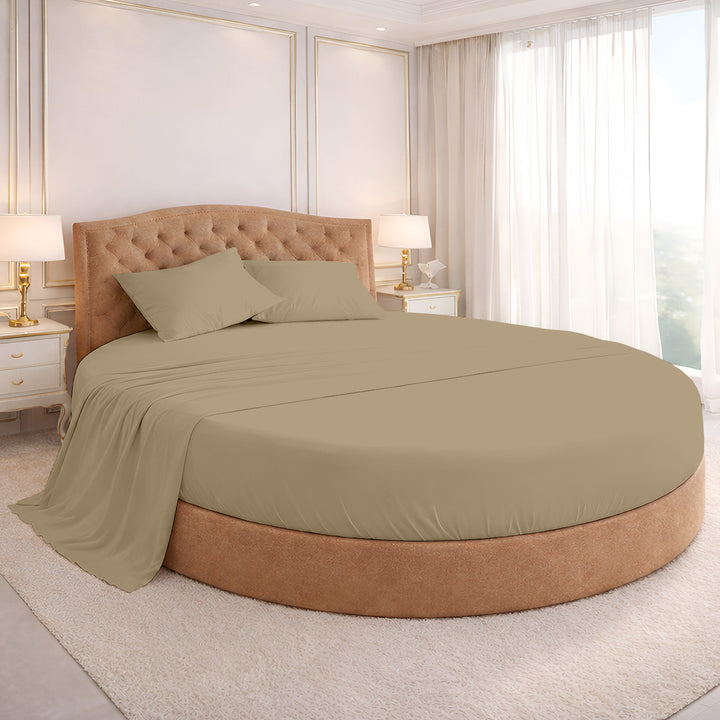 1000 Thread Count Cotton Round Sheet set