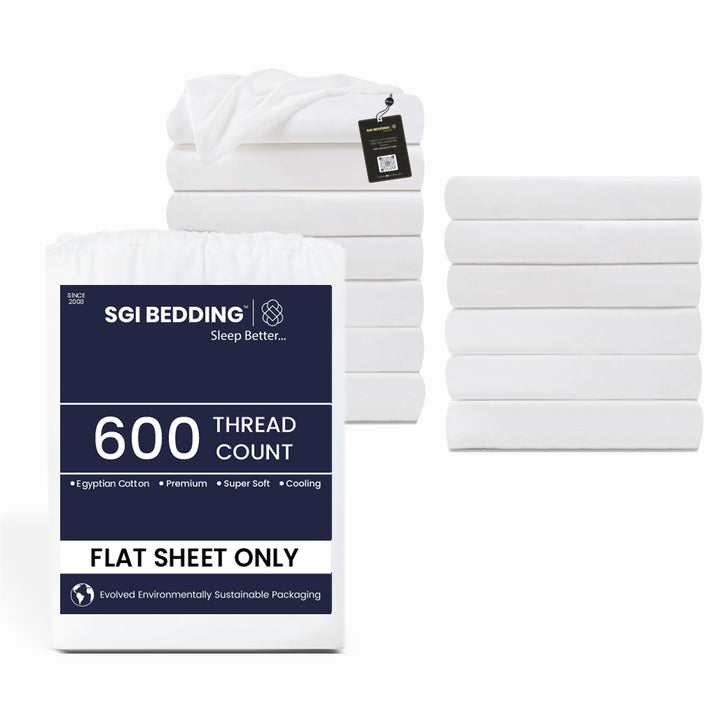400 TC Flat Sheet - Bulk Bed sheets