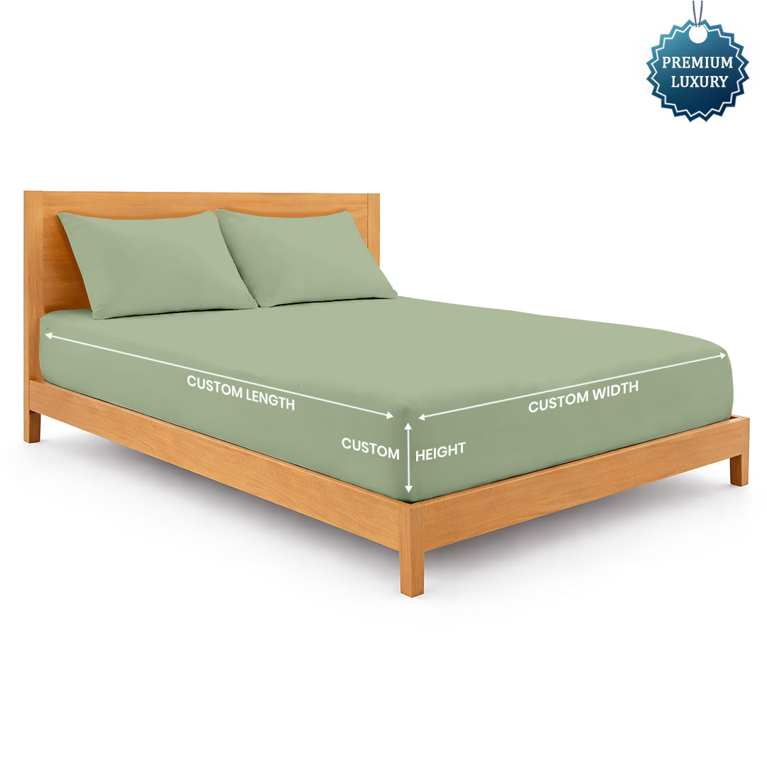 Signature Sateen Collection Custom Fitted Sheet