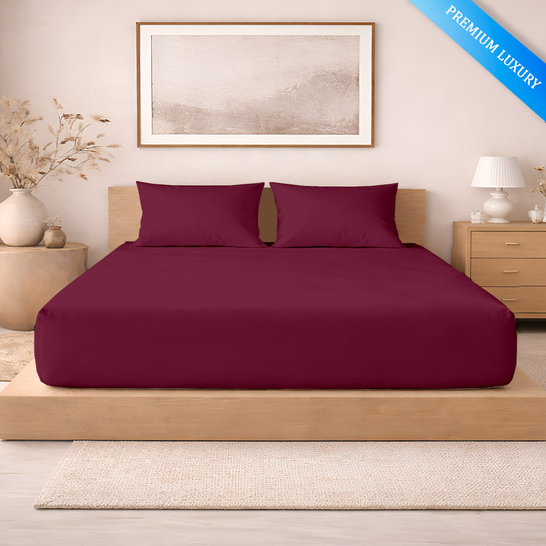 600 TC custom size fitted bed sheets