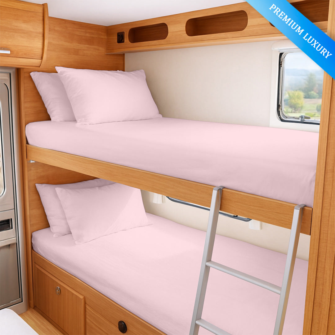 600 TC RV fitted sheet for RV queen and RV king beds