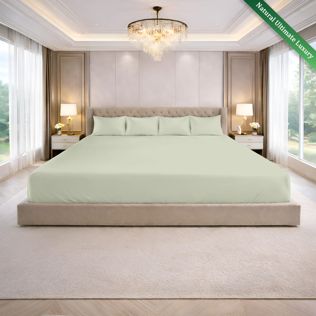 Bamboo oversize sheet set for Wyoming and Alaska King beds