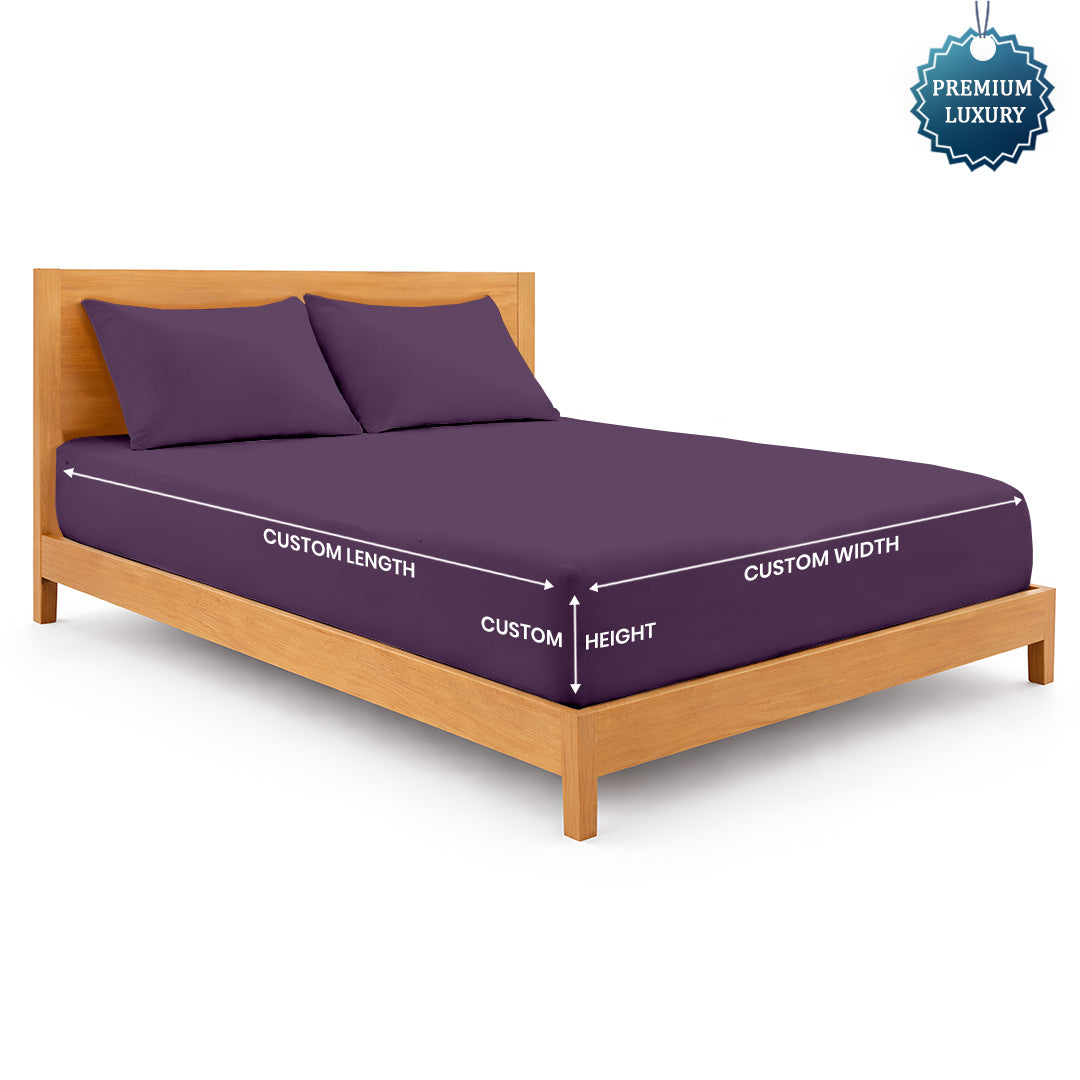 Signature Sateen Collection Custom Fitted Sheet