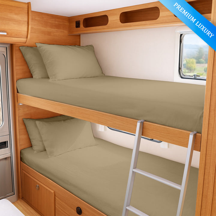 600 TC RV fitted sheet for RV queen and RV king beds