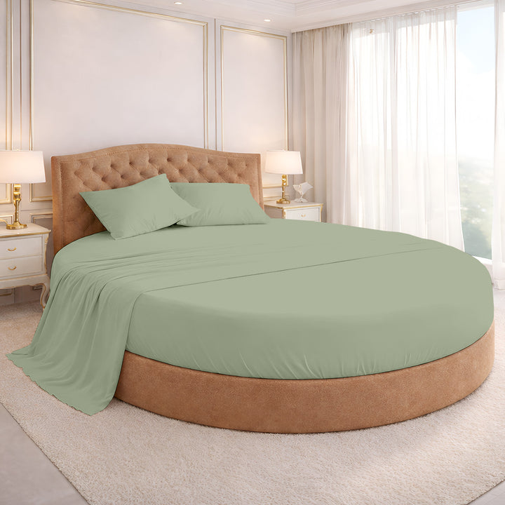 1000 Thread Count Cotton Round Sheet set