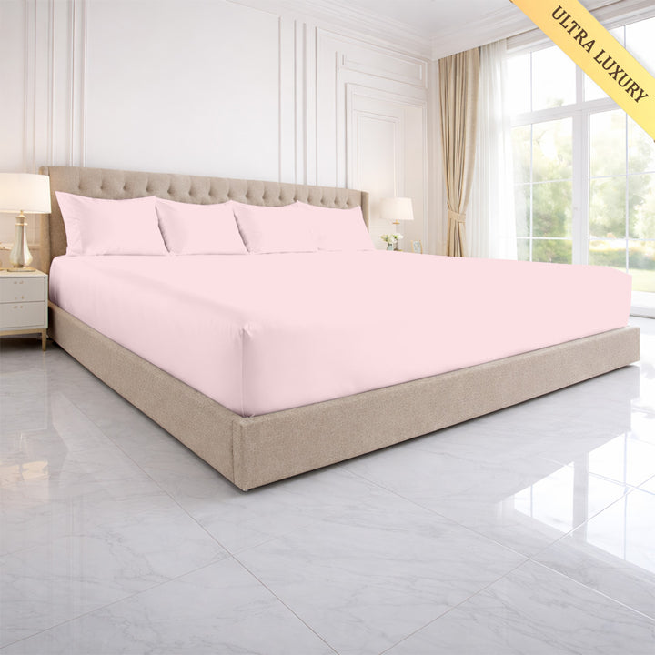 1000 TC oversize fitted sheet for Wyoming and Alaska King beds