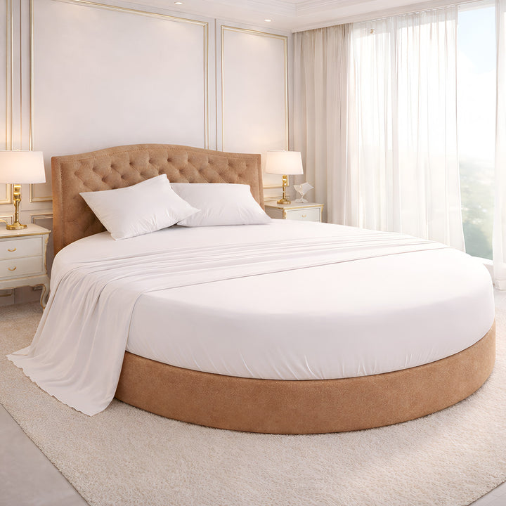 1000 Thread Count Cotton Round Sheet set