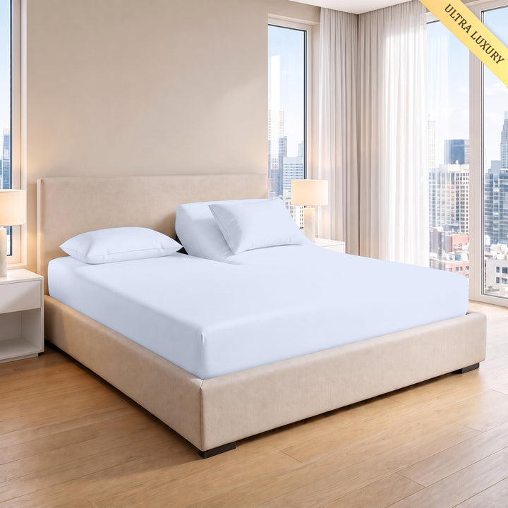 1000 Thread Count Cotton Top Split Fitted Sheet