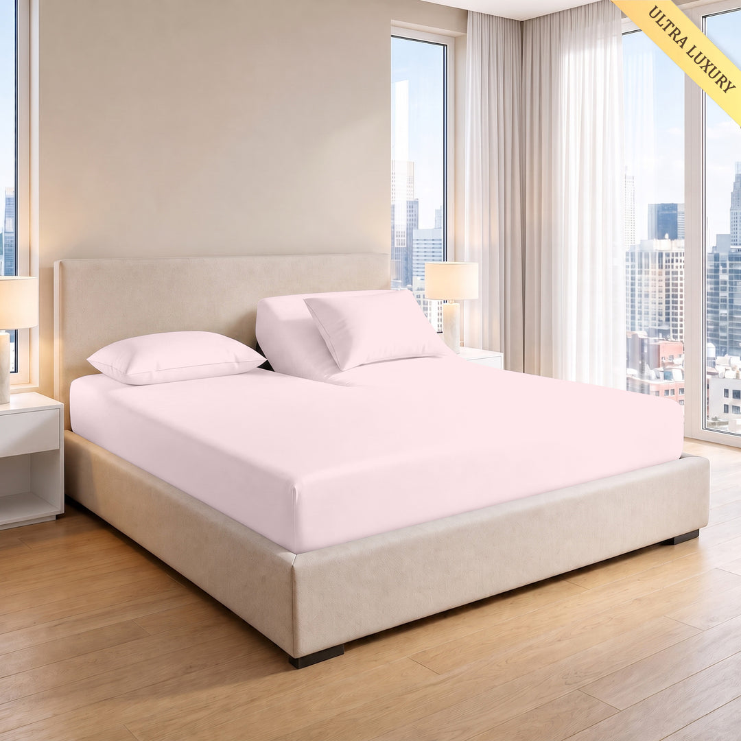 1000 Thread Count Cotton Top Split Fitted Sheet
