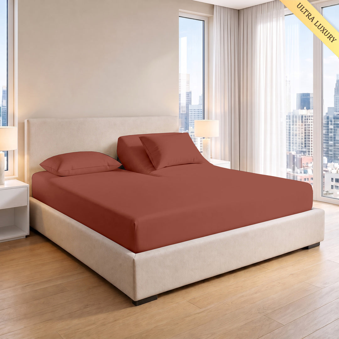 1000 Thread Count Cotton Top Split Fitted Sheet