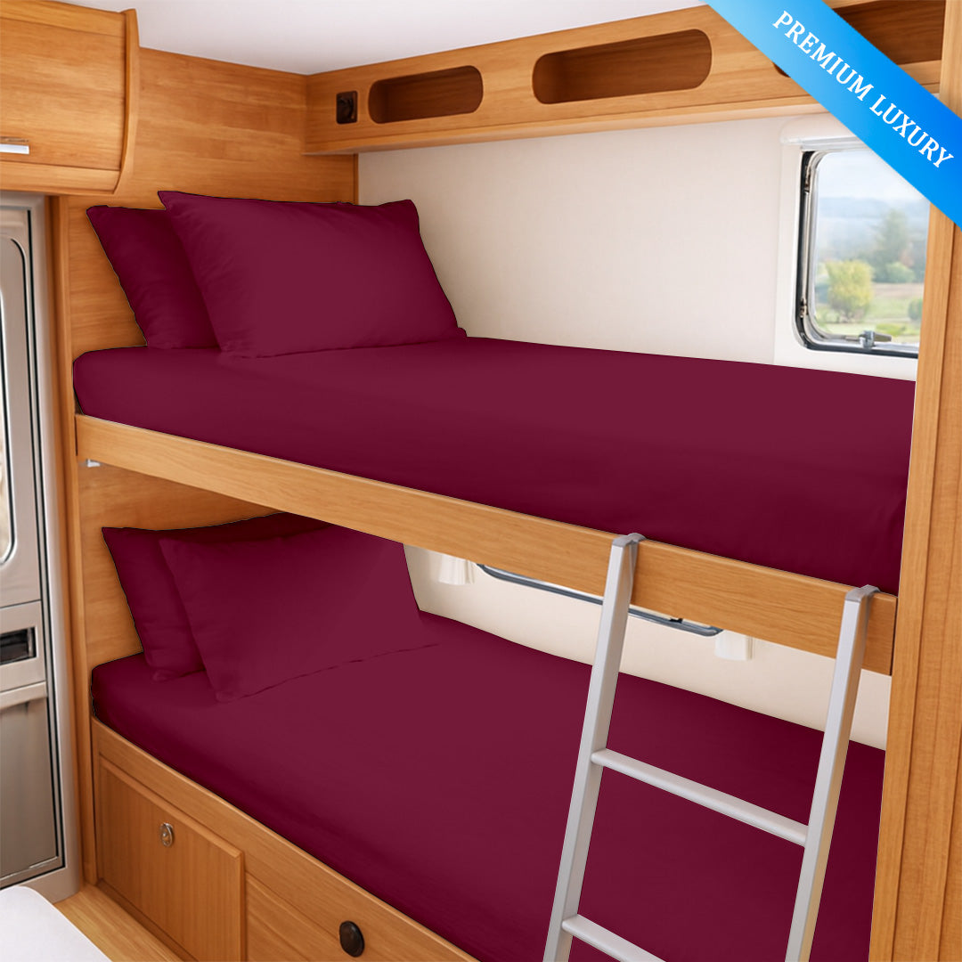 600 TC RV queen mattress sheets and RV king sheets