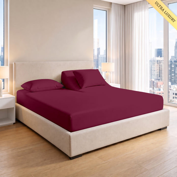 1000 Thread Count Cotton Top Split Fitted Sheet