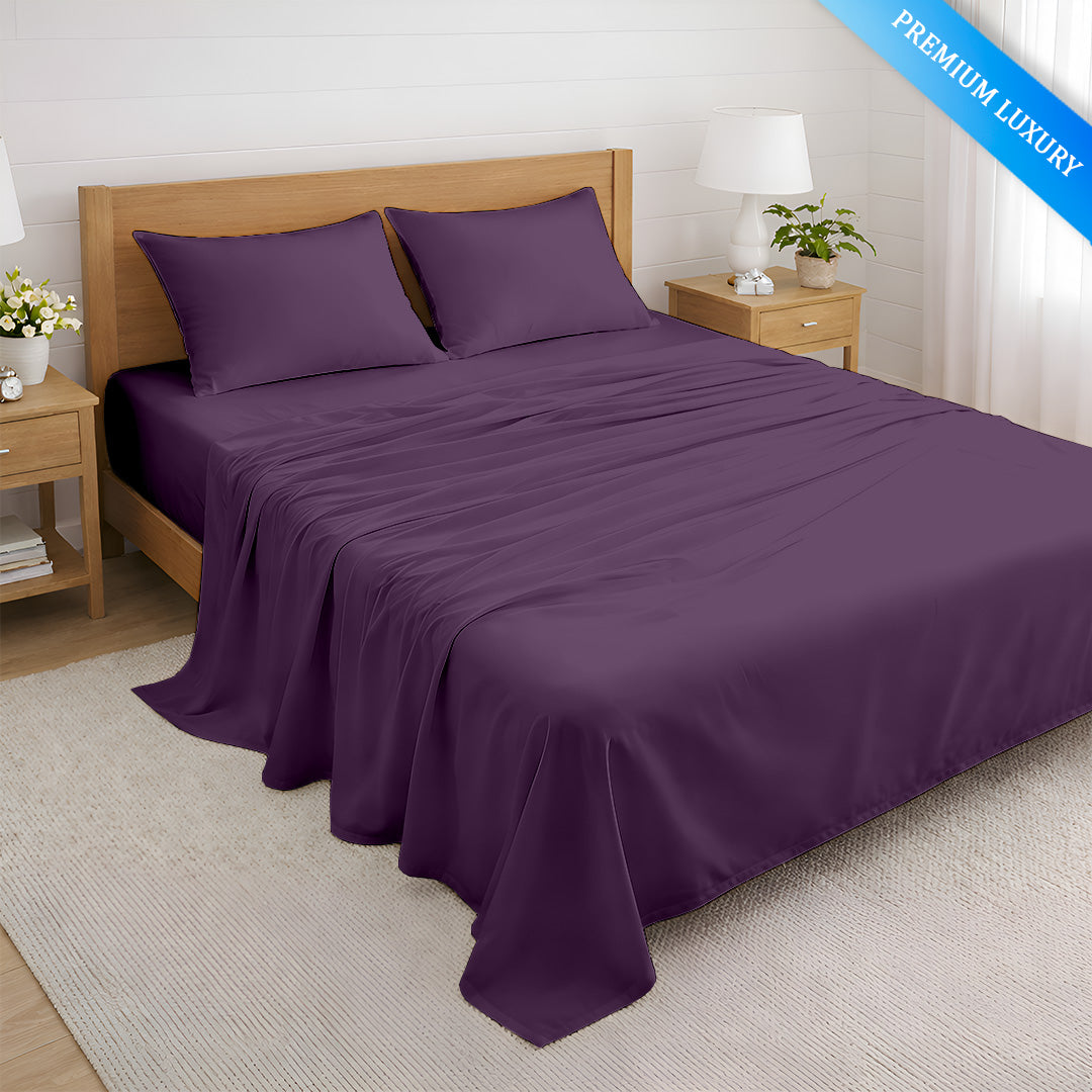 400 TC Egyptian Cotton Bulk Hotel Sheet Sets – Premium Hotel Bedding (6 & 12 Pack)