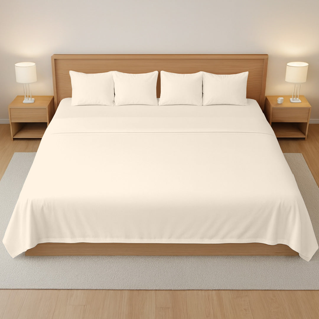 Signature Sateen Collection Oversized Flat Sheet