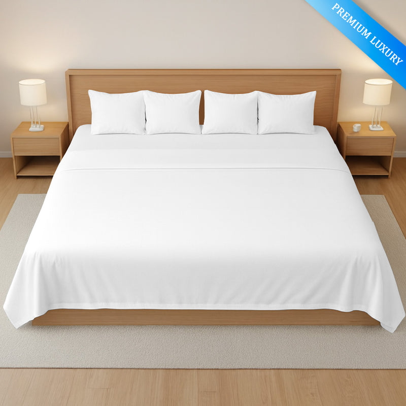600 Thread Count Cotton Oversize Sheet Set - Alaskan King Bed Sheets