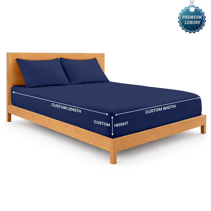 Signature Sateen Collection Custom Fitted Sheet