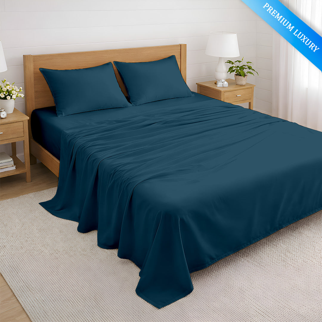 400 TC Egyptian Cotton Bulk Hotel Sheet Sets – Premium Hotel Bedding (6 & 12 Pack)