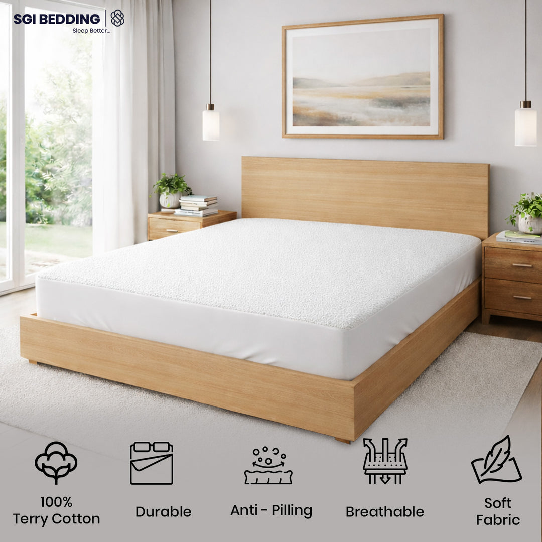 Signature Sateen Collection Custom Made Mattress Protector
