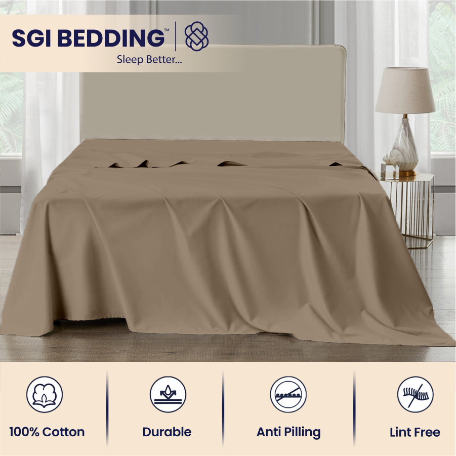 Bulk Microfiber Flat Bed Sheets – Hotel Flat Sheets 6 & 12 Pack