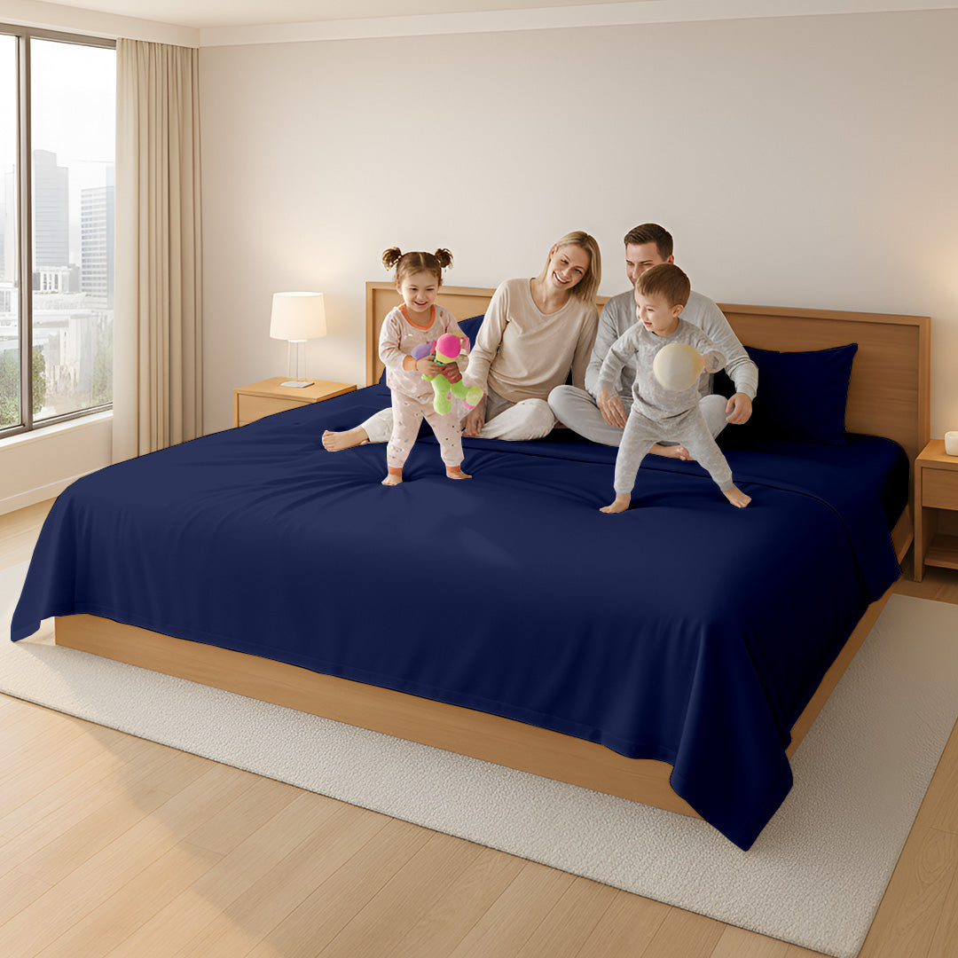 Signature Sateen Collection Oversized Flat Sheet