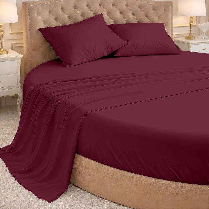 1000 Thread Count Cotton Round Sheet set