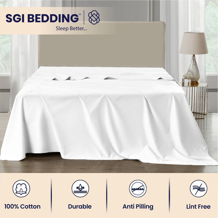 400 TC Flat Sheet - Bulk Bed sheets
