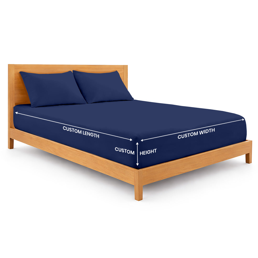 600 thread count customized bed sheets