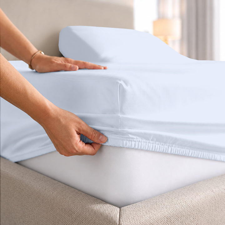 1000 Thread Count Cotton Top Split Fitted Sheet