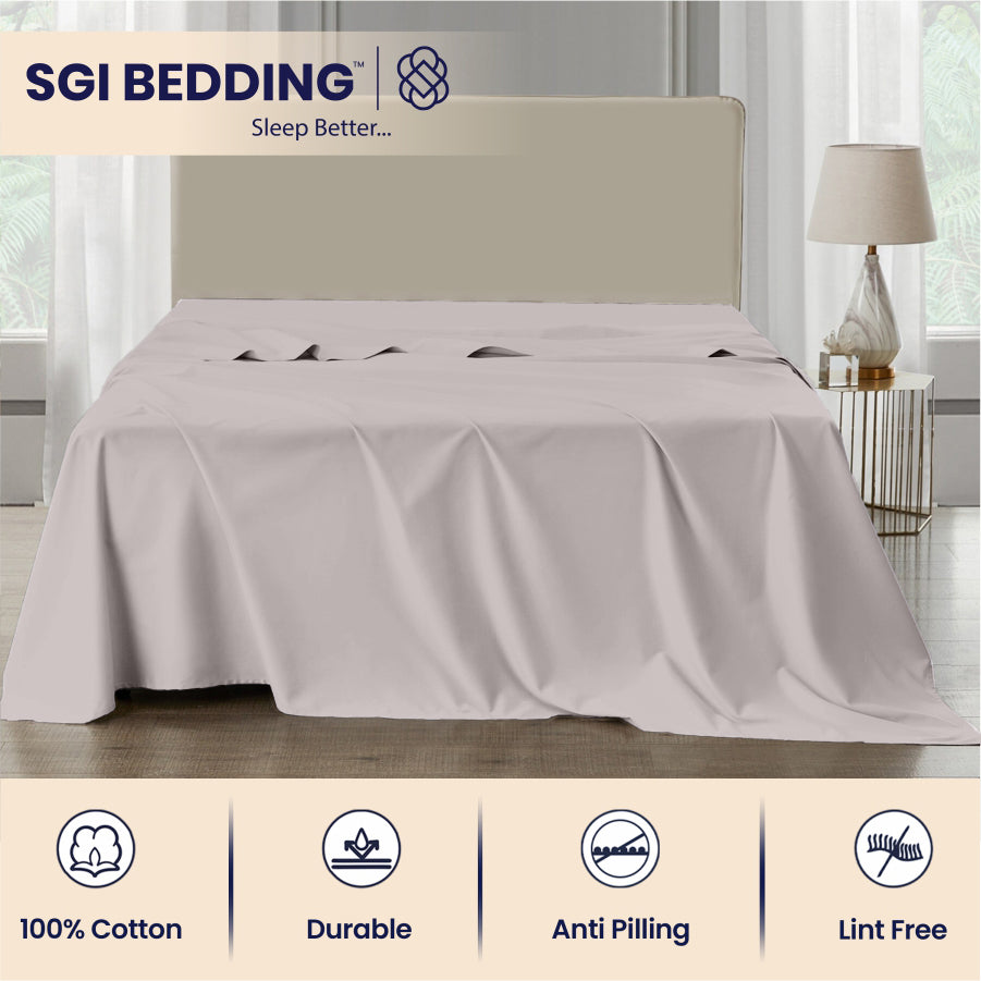 Bulk Microfiber Flat Bed Sheets – Hotel Flat Sheets 6 & 12 Pack