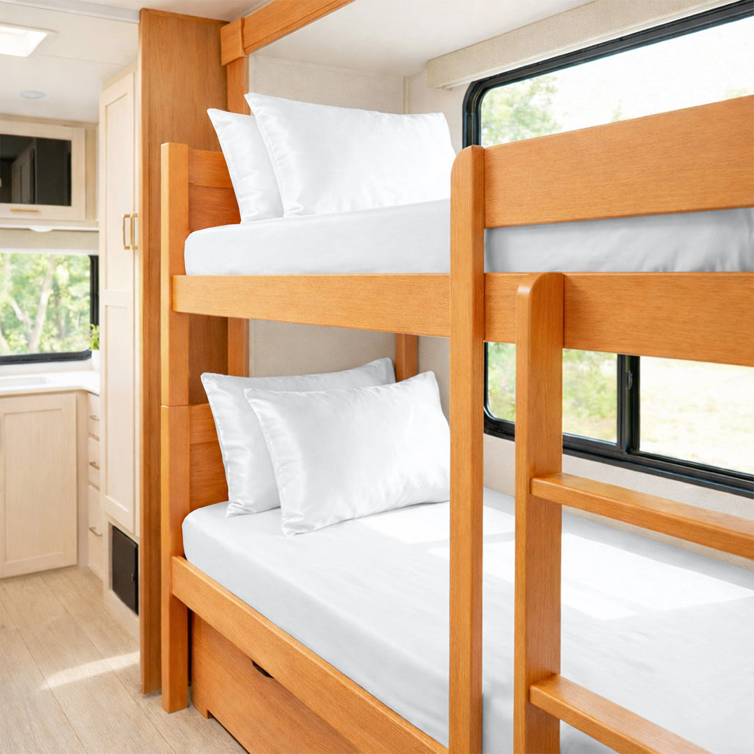 Bamboo RV sheets for RV mattress and bunk beds