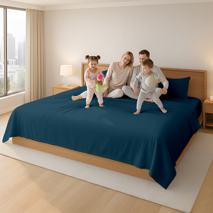 Signature Sateen Collection Oversized Flat Sheet