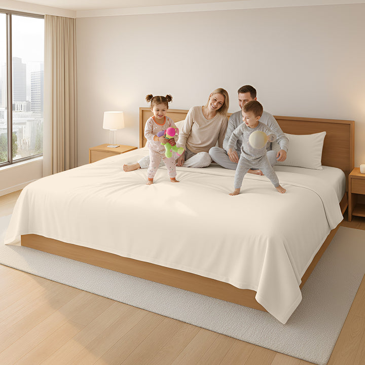 Signature Sateen Collection Oversized Flat Sheet