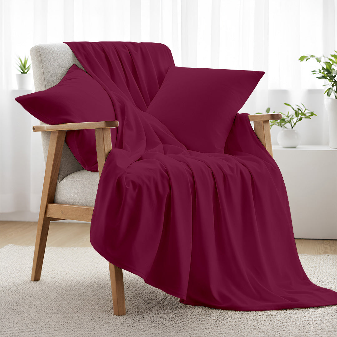 400 TC Egyptian Cotton Bulk Hotel Flat Sheets – Luxury Hotel Bedding (6 & 12 Pack)