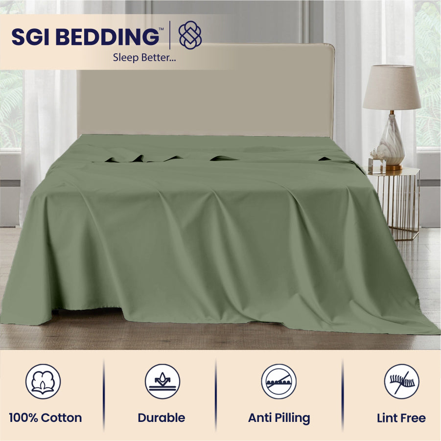 Bulk Microfiber Flat Bed Sheets – Hotel Flat Sheets 6 & 12 Pack