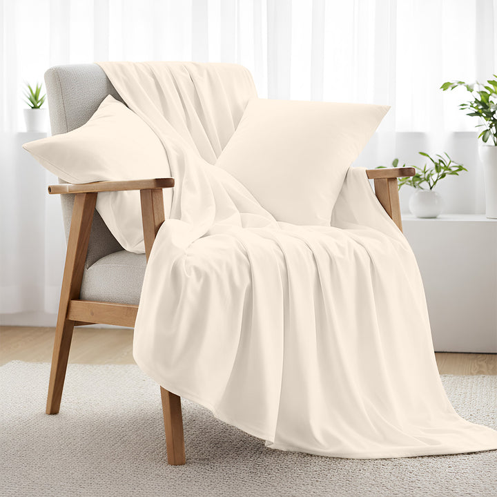 400 TC Egyptian Cotton Bulk Hotel Flat Sheets – Luxury Hotel Bedding (6 & 12 Pack)