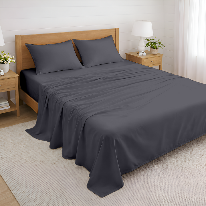 Custom size bed with 600 TC cotton sheet set